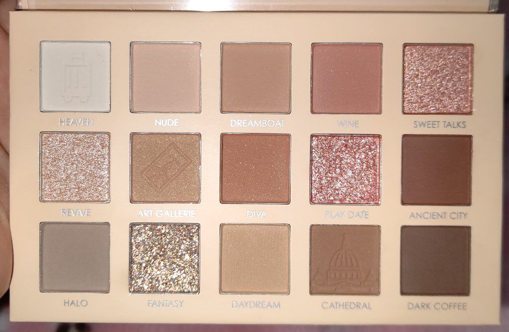 GO TRAVEL 15色アイシャドウパレット/FOCALLURE/アイシャドウパレットを使ったクチコミ（3枚目）