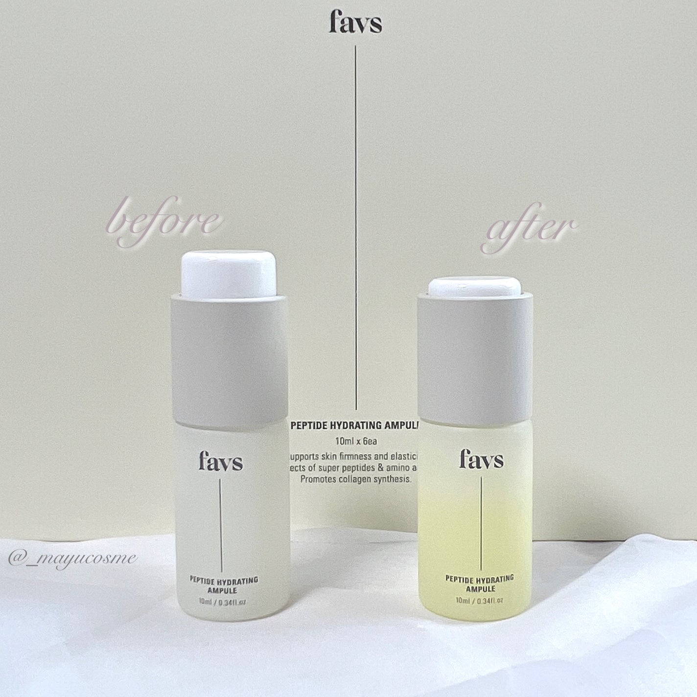 ペプチドハイドレーティングアンプル/favs/美容液を使ったクチコミ(4枚目)