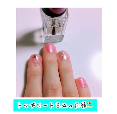 ネイルホリック Top coat/ネイルホリック/ネイルトップコート・ベースコートを使ったクチコミ（2枚目）