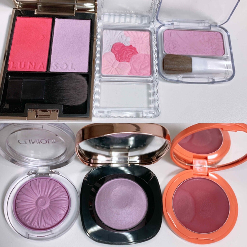 グロウフルールチークス/キャンメイク/パウダーチークを使ったクチコミ(4枚目)