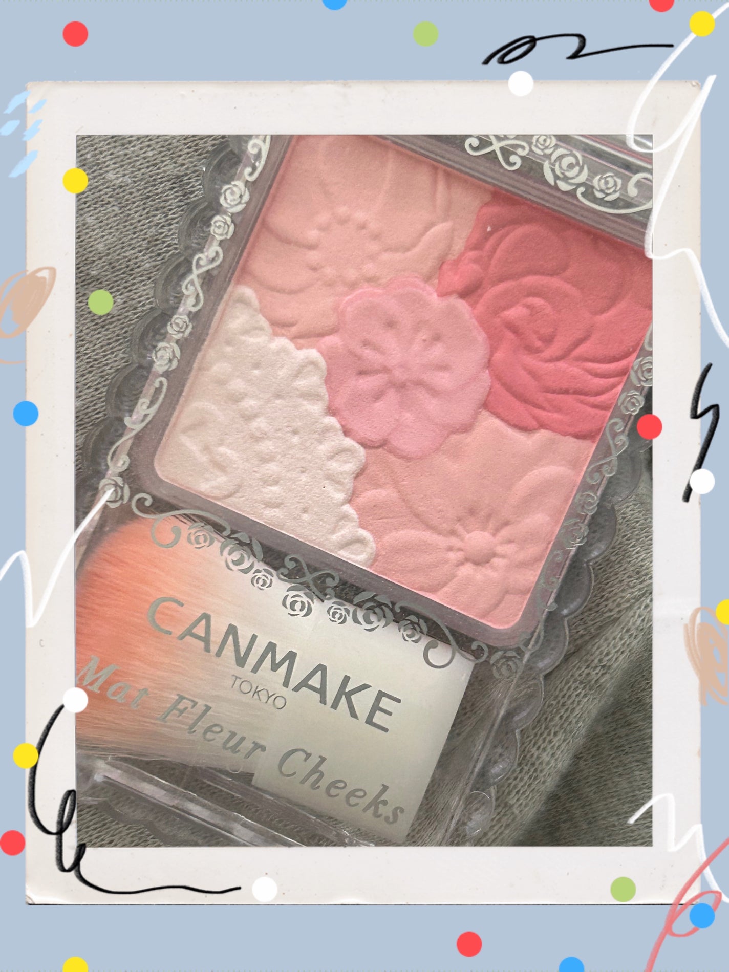 グロウフルールチークス/キャンメイク/パウダーチークを使ったクチコミ(1枚目)