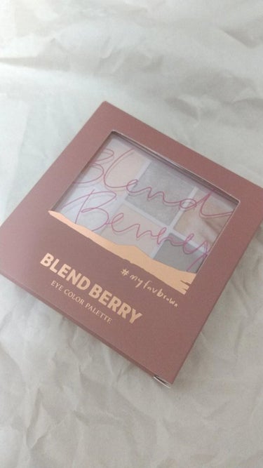 オーラクリエイション/BLEND BERRY/アイシャドウパレットを使ったクチコミ（1枚目）