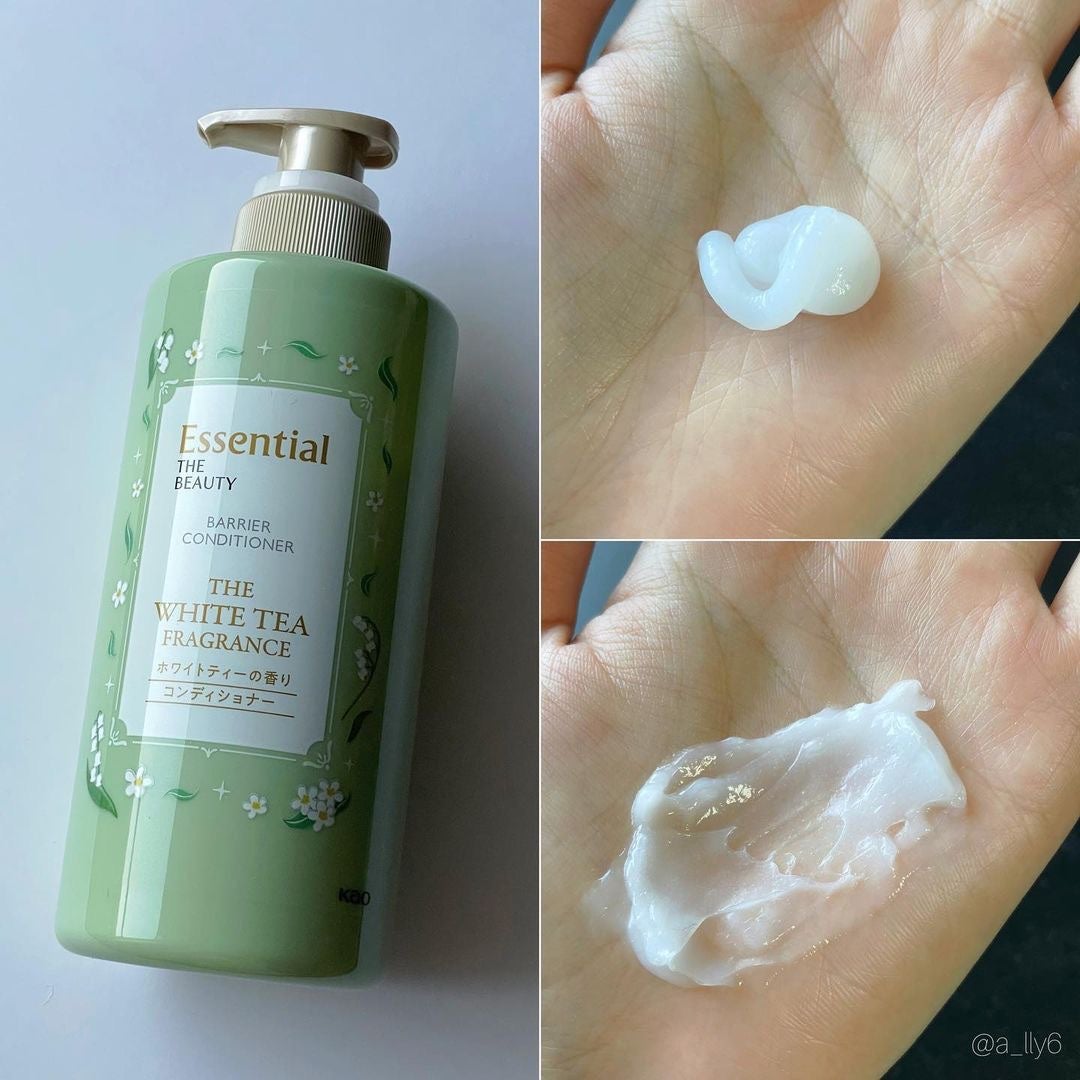 エッセンシャル ザビューティ 髪のキメ美容ウォータートリートメント ホワイトティーの香り/エッセンシャル/アウトバストリートメントを使ったクチコミ(7枚目)