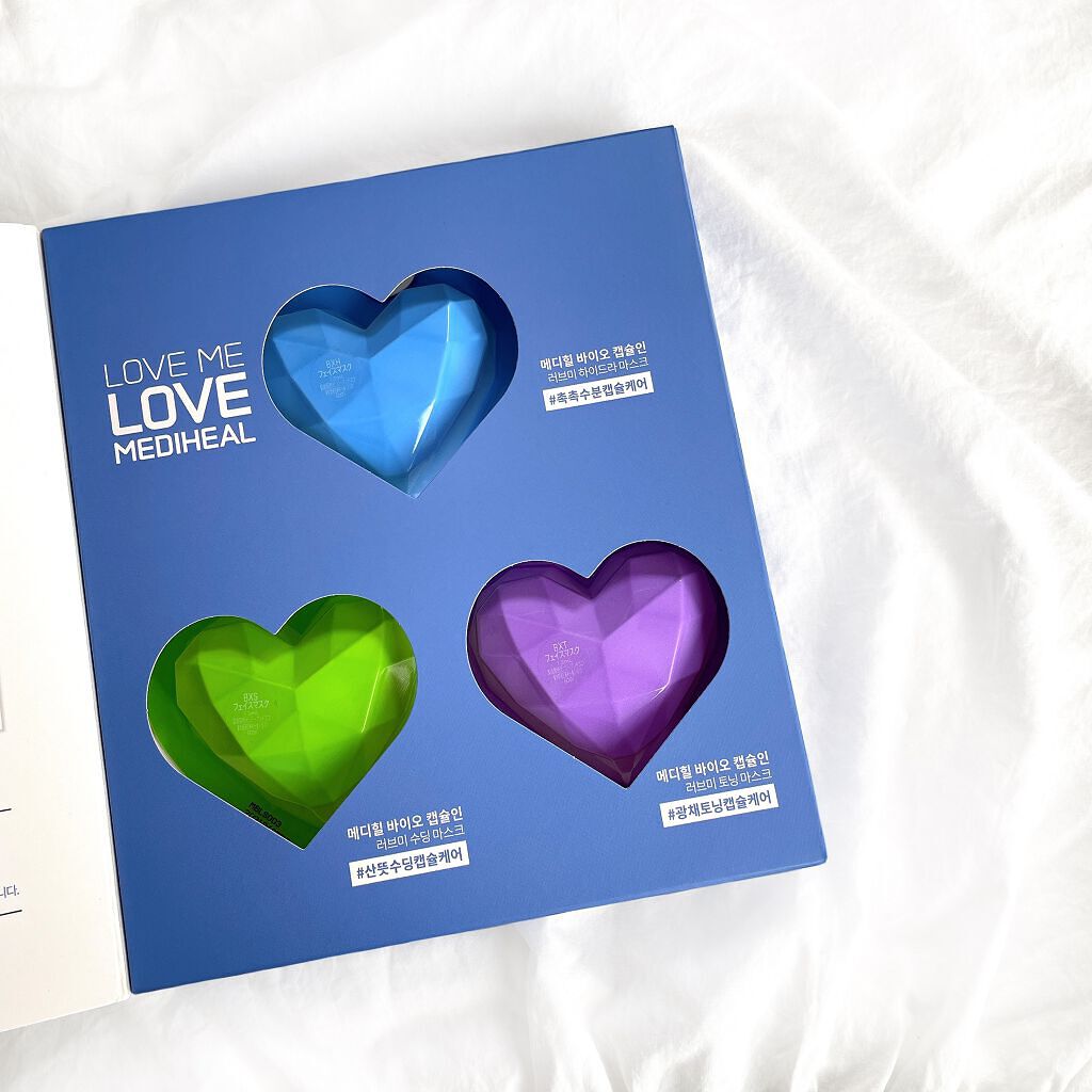バイオカプセルインラブ・ミー・マスク(BTS グローバルエディション)セット/MEDIHEAL/シートマスク・パックを使ったクチコミ(5枚目)