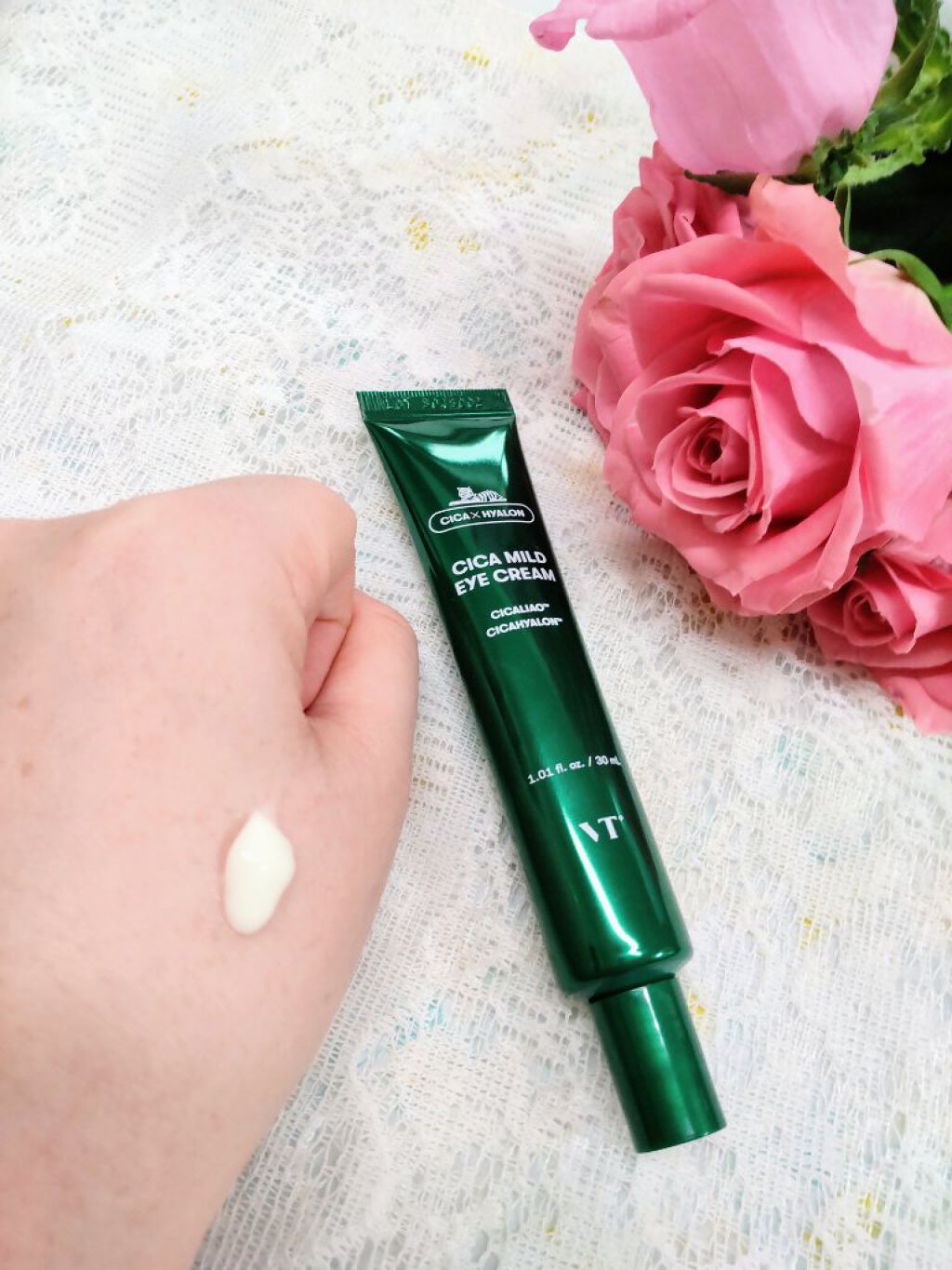 CICA マイルドアイクリーム/VT/アイケア・アイクリームを使ったクチコミ（3枚目）