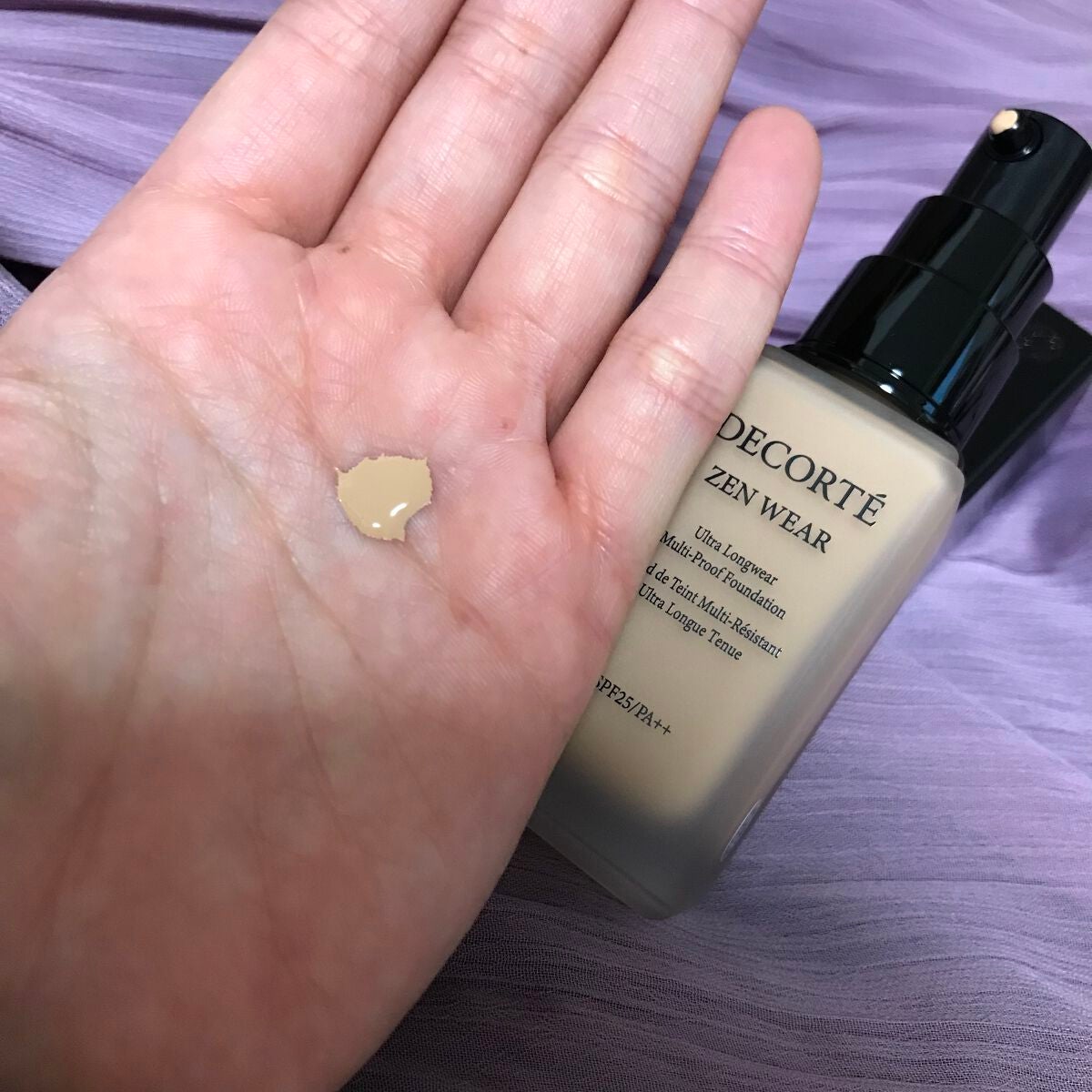 えり on LIPS 「コスメデコルテ ゼンウェアフルイド30mL全40色SPF25/..」(3枚目)