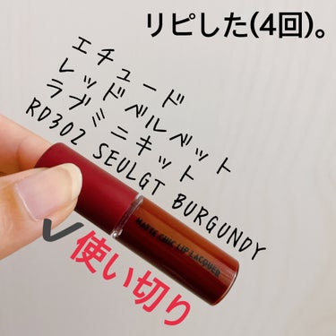 レッドベルベット ラブミニキット RD302 SEULGT BURGUNDY/ETUDE/リップグロスの画像