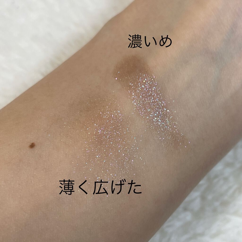 グリッター シャドウ カラー 05 アゥアギャラクシー(OUR GALAXY)/rom&nd/グリッターを使ったクチコミ（3枚目）