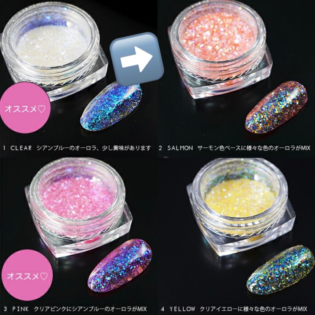 ⋆͛🦖⋆͛aomi on LIPS 「cocoronailAURORABLUEGRAIN02SALM..」(5枚目)