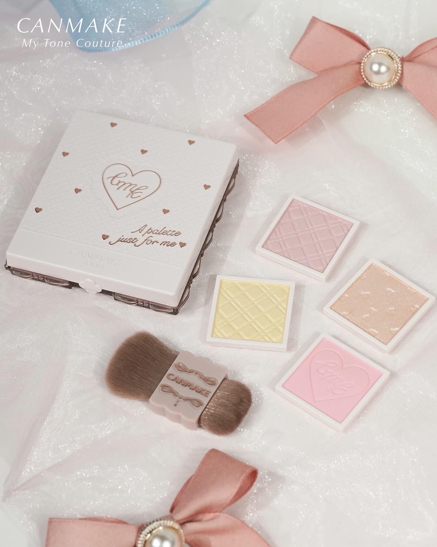 マイトーンクチュール PT02 カスタード/キャンメイク/メイクアップキットを使ったクチコミ（2枚目）