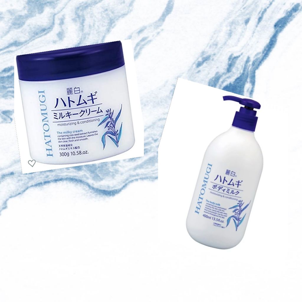 ハトムギミルキークリーム/麗白/ボディクリームを使ったクチコミ（1枚目）