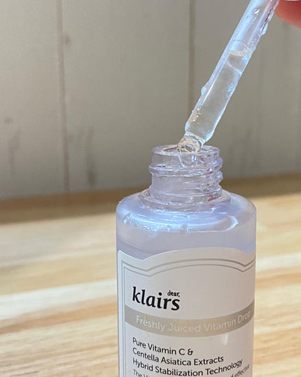 フレッシュリージュースドビタミンドロップ(35ml)/Klairs/美容液を使ったクチコミ(3枚目)