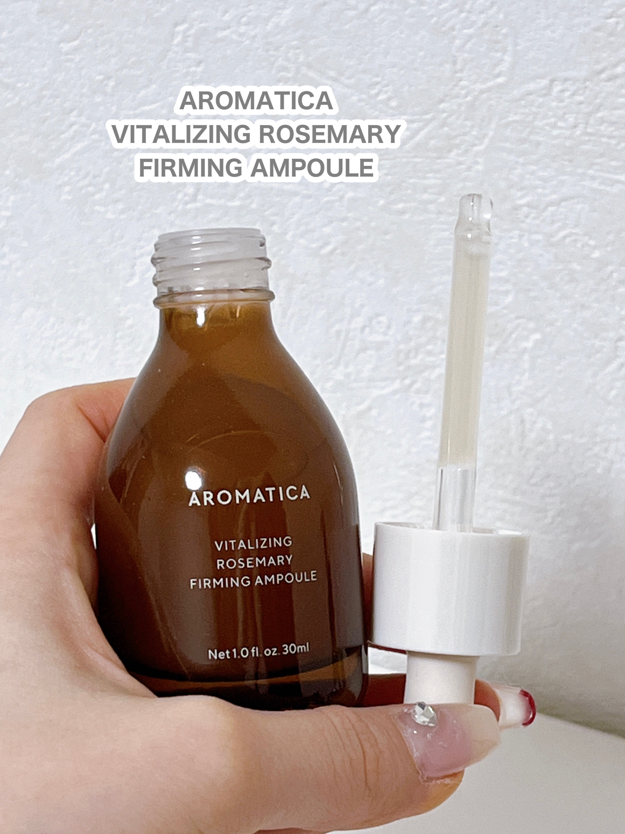 バイタライジング ローズマリー ファーミング アンプル/AROMATICA/美容液を使ったクチコミ（2枚目）
