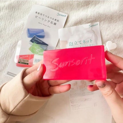 スキンピールバー ティートゥリー/サンソリット/洗顔石鹸を使ったクチコミ(4枚目)