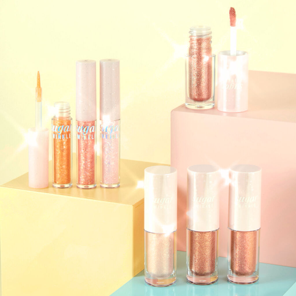 シュガー トゥインクル リキッド グリッター/PERIPERA/グリッターを使ったクチコミ（1枚目）