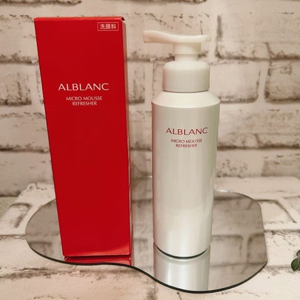マイクロムース リフレッシャー/ALBLANC/泡洗顔を使ったクチコミ(2枚目)