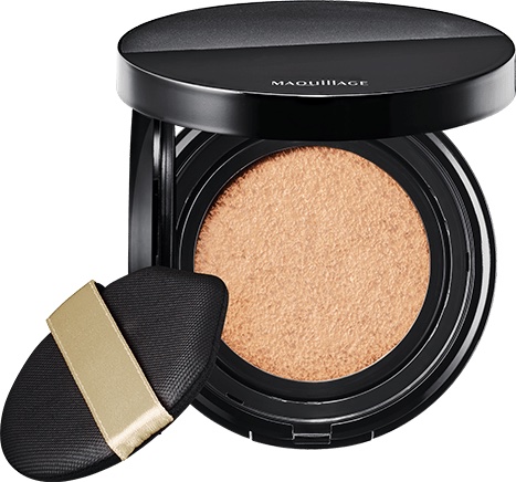 ドラマティックエッセンスクッション グロウ/マキアージュ/クッションファンデーションを使ったクチコミ（3枚目）