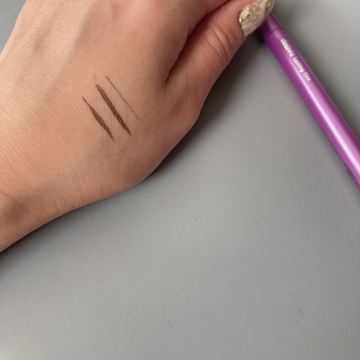 「密着アイライナー」ショート筆リキッド/デジャヴュ/リキッドアイライナーを使ったクチコミ(3枚目)