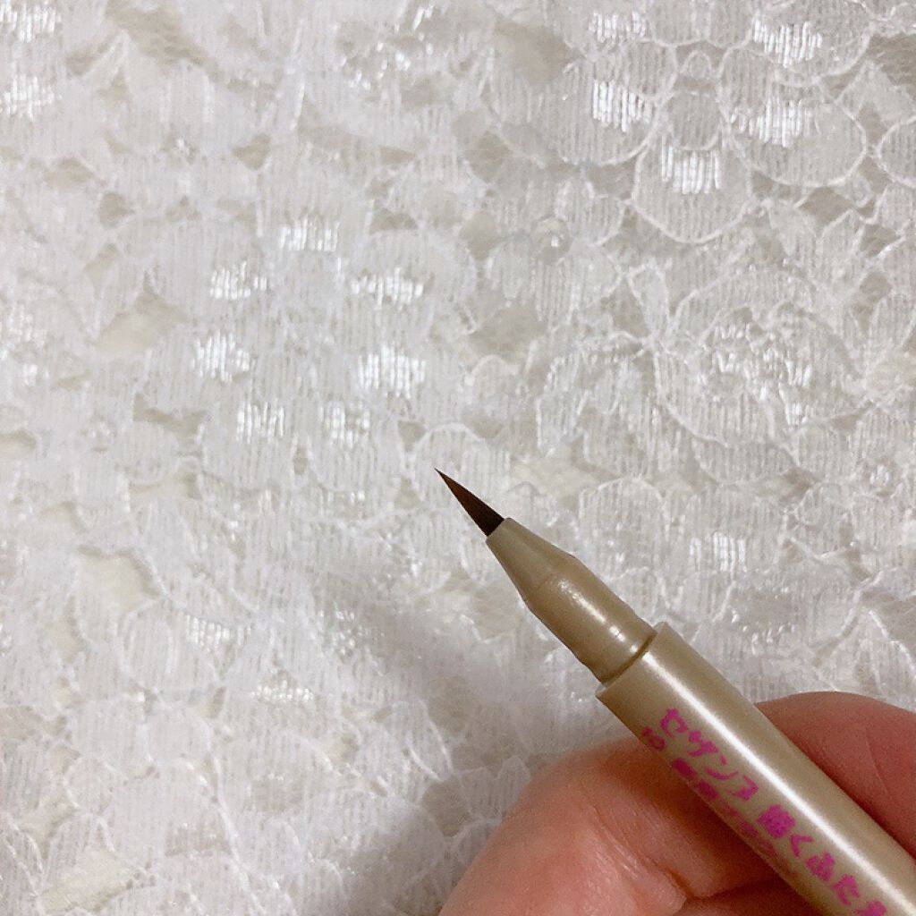 描くふたえアイライナー/CEZANNE/リキッドアイライナーを使ったクチコミ(2枚目)