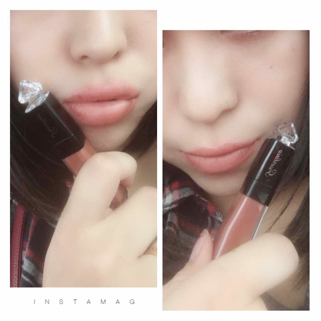 ラ プティット ローブ ノワール リップ カラーインク/GUERLAIN/口紅を使ったクチコミ(4枚目)