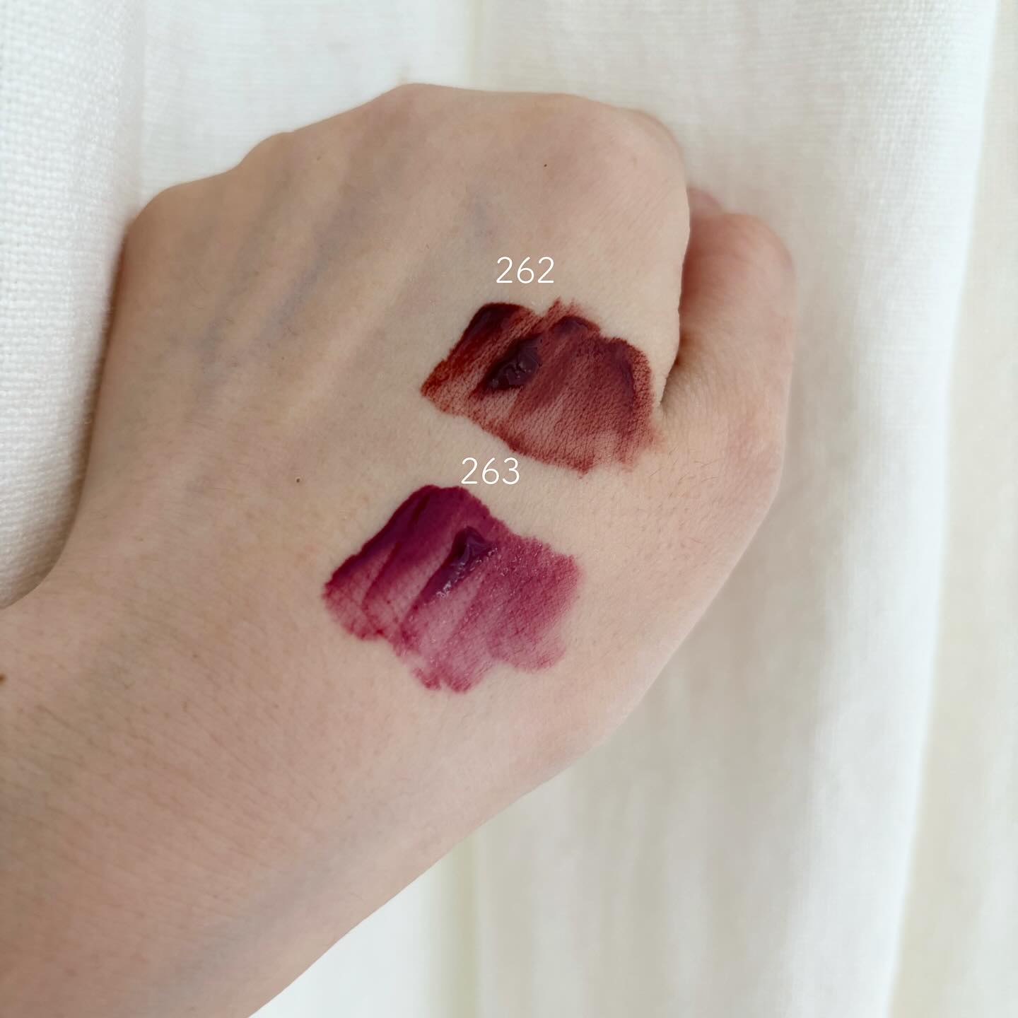 [バレンタインリミテッド]ブラーグローイミニリップティントデュオ/Dinto/リップティントを使ったクチコミ（3枚目）