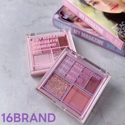 16 MY MAGAZINE/16BRAND/アイシャドウパレットを使ったクチコミ(1枚目)