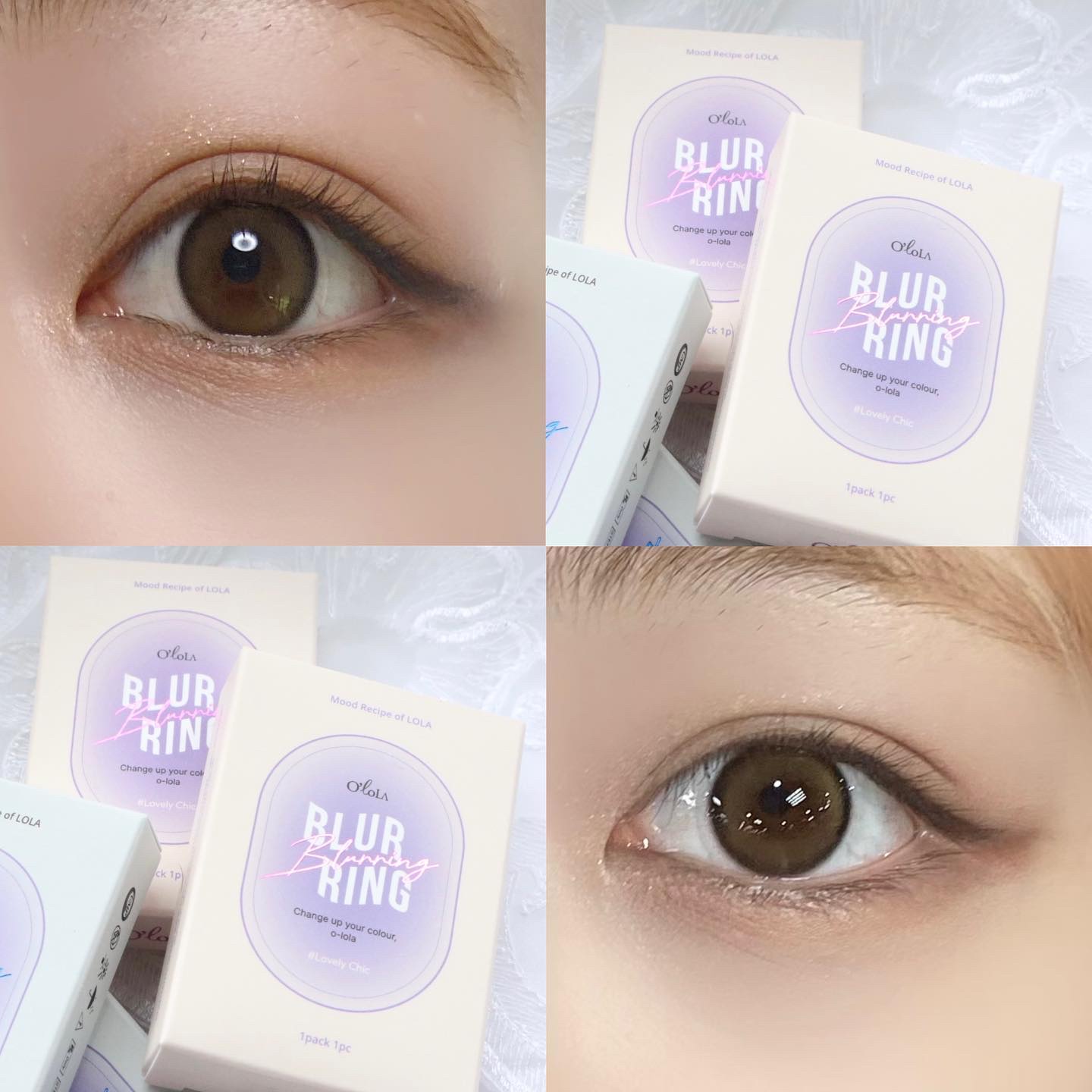 ブラーリング/OLOLA/カラーコンタクトレンズを使ったクチコミ（1枚目）