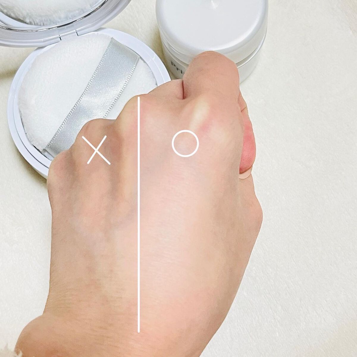 ポアレスフィクサー メロン(レフィル)7.5g/プリマヴィスタ/ルースパウダーを使ったクチコミ（3枚目）