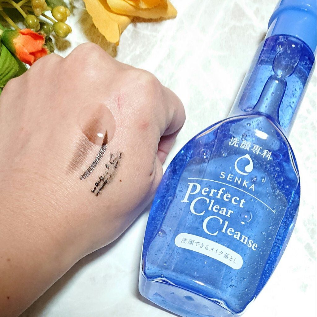 洗顔専科 パーフェクトクリアクレンズ/SENKA(専科)/クレンジングジェルを使ったクチコミ(5枚目)