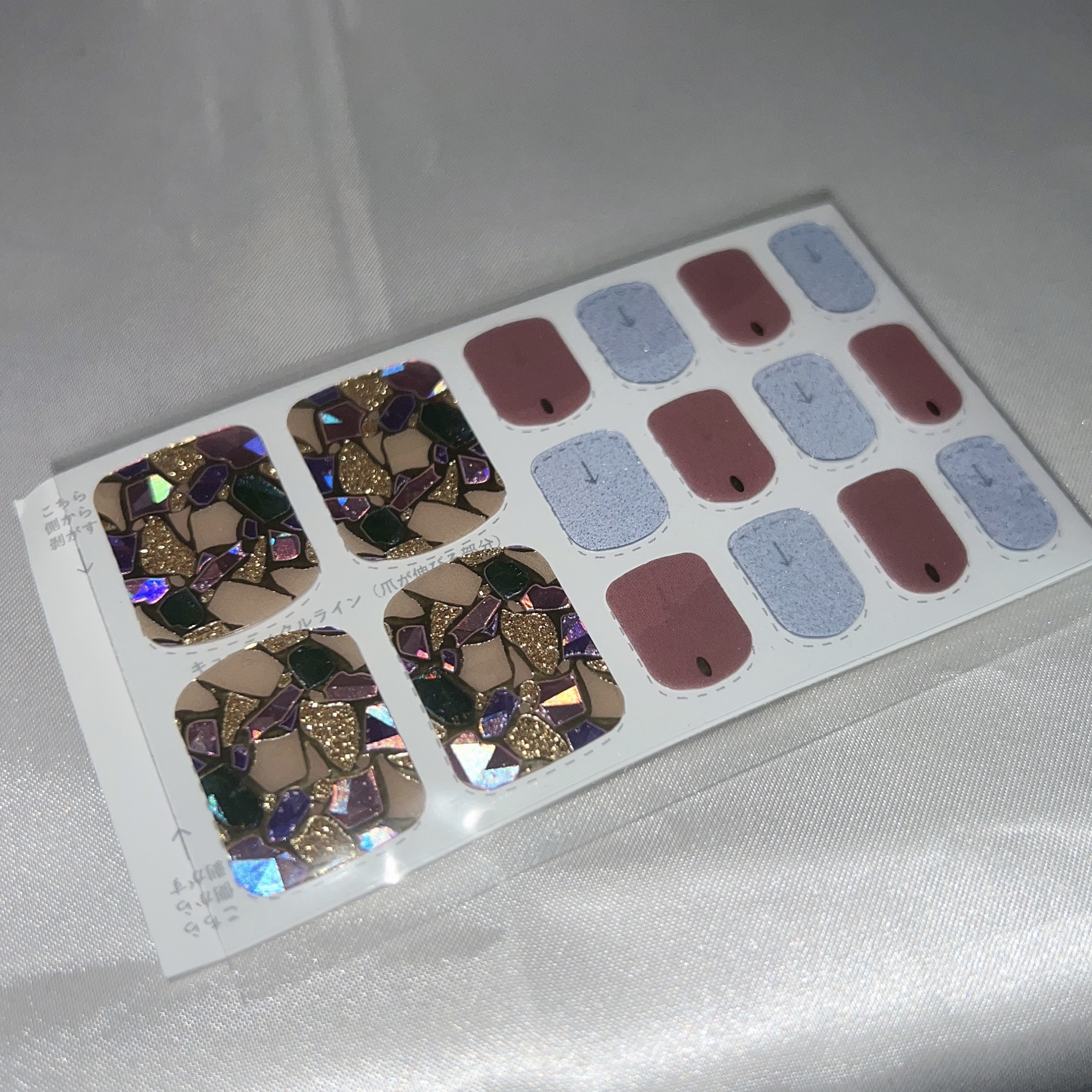 リアルジェルネイルシール フット専用/BEAUTY AVENUE/ネイルシールを使ったクチコミ（2枚目）