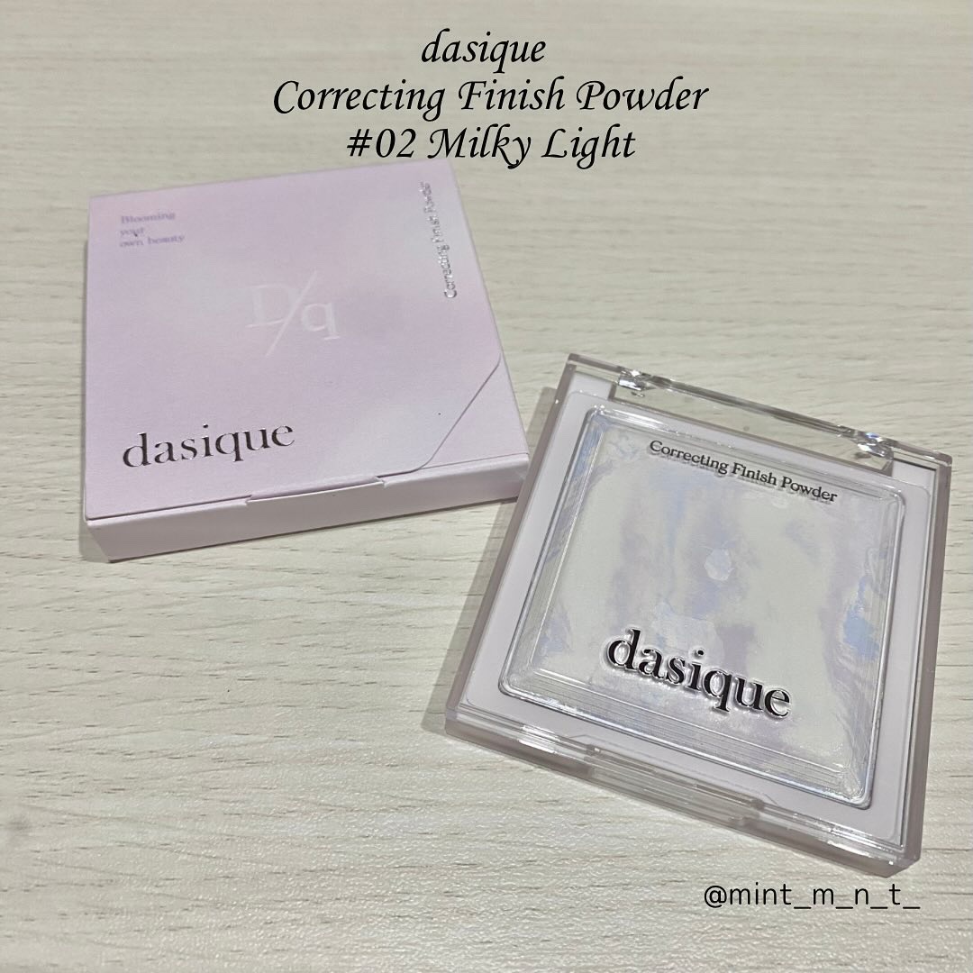 コレクティングフィニッシュパウダー/dasique/プレストパウダーを使ったクチコミ（1枚目）