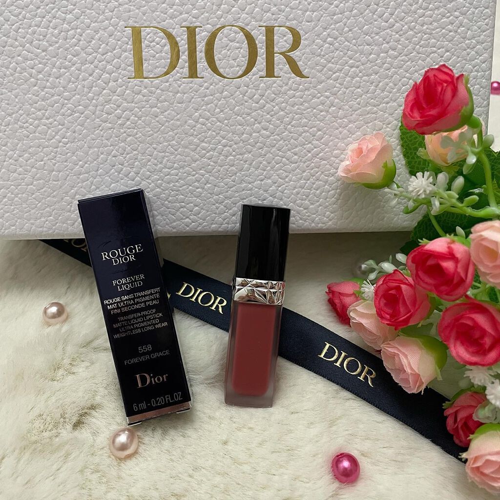 ルージュ ディオール フォーエヴァー リキッド/Dior/口紅を使ったクチコミ(2枚目)