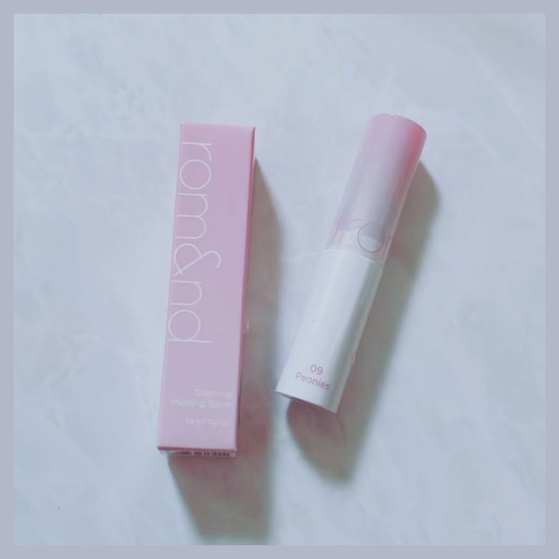 グラスティングメルティングバーム/rom&nd/リップバームを使ったクチコミ(2枚目)