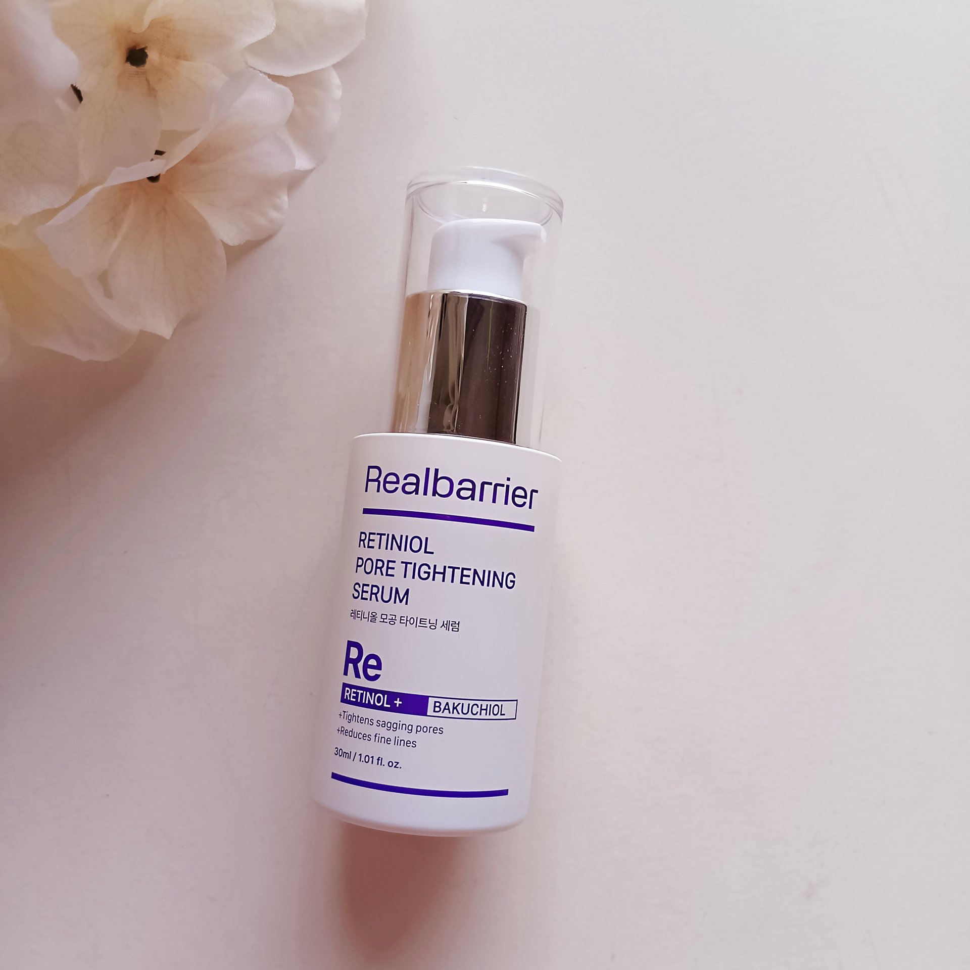 レチ二オールポアタイトニングセラム/Real Barrier/美容液を使ったクチコミ（2枚目）