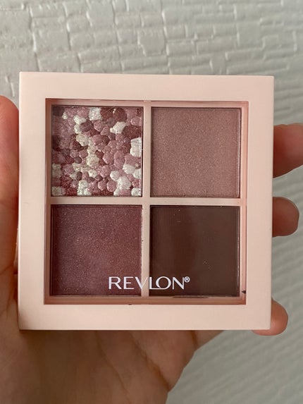 レブロン ダズル アイシャドウ クアッド 004 ロージーブラウン/REVLON/アイシャドウパレットを使ったクチコミ(1枚目)