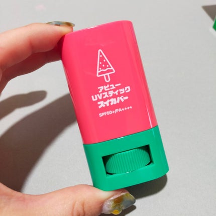 アピュー ジューシーパン UVスティック(スイカバー/メロンバー)/A’pieu/日焼け止めスティックを使ったクチコミ(2枚目)