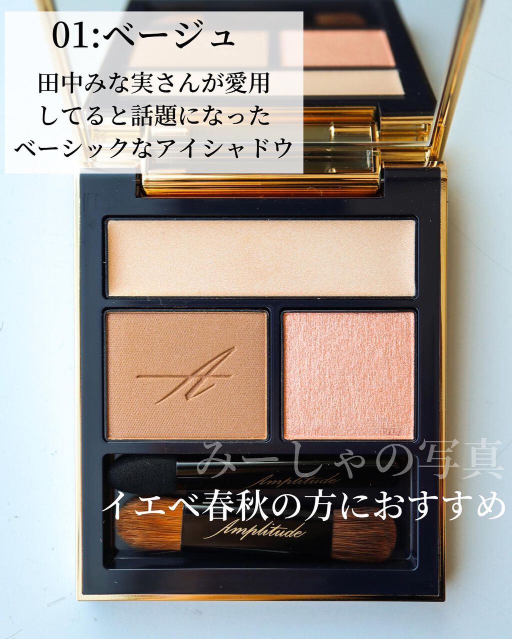 コンスピキュアス アイズ/Amplitude/アイシャドウパレットを使ったクチコミ（3枚目）