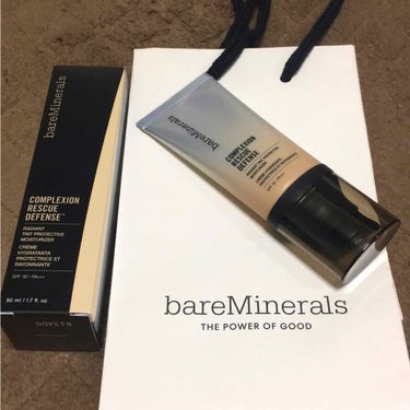 CR ディフェンス モイスチャライザー/bareMinerals/化粧下地を使ったクチコミ（3枚目）