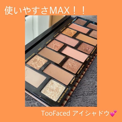 ボーン ディス ウェイ ザ ナチュラル ヌード アイシャドウ パレット/Too Faced/アイシャドウパレットを使ったクチコミ(1枚目)