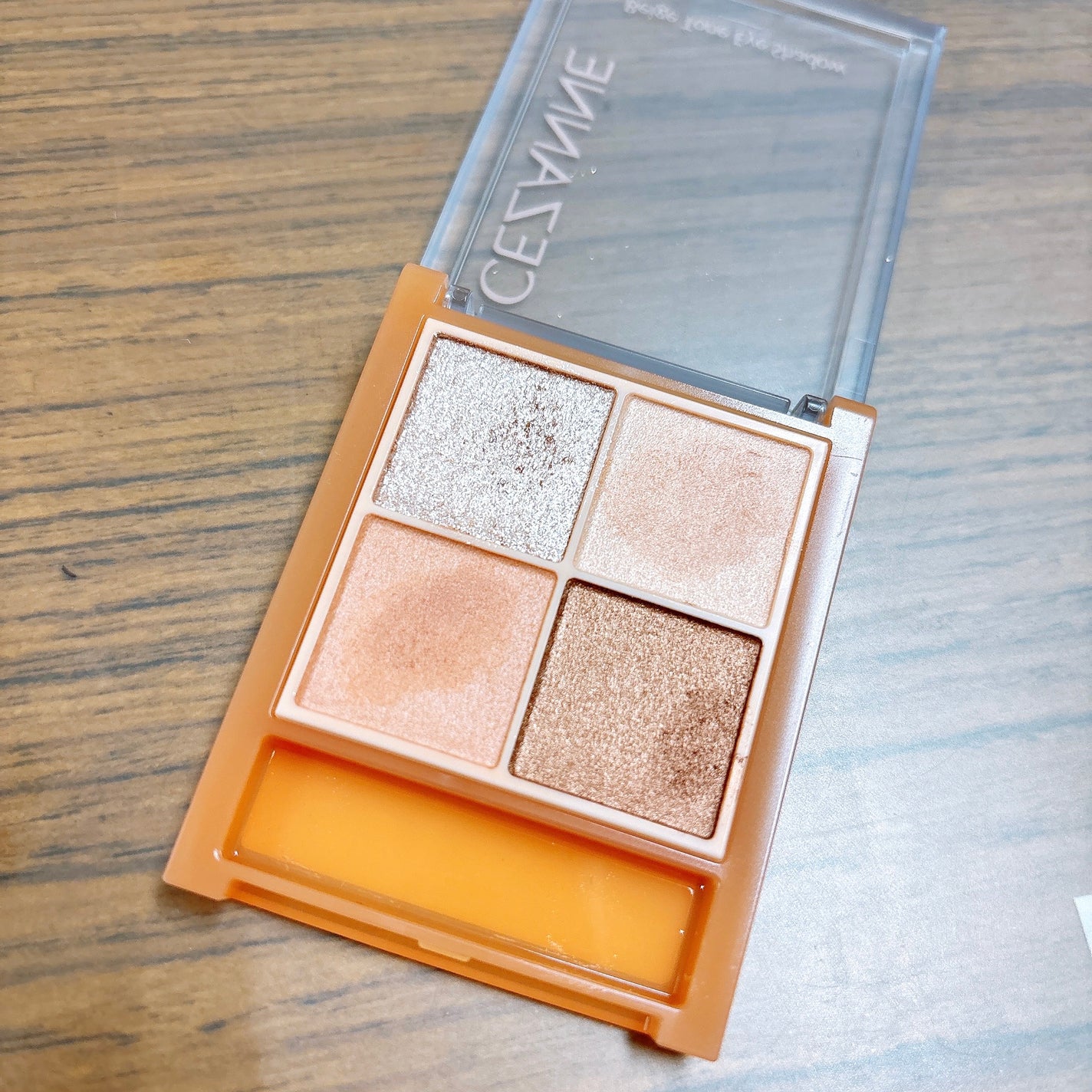 ベージュトーンアイシャドウ/CEZANNE/アイシャドウパレットを使ったクチコミ(1枚目)