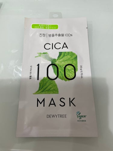 CICA100マスク 20g/DEWYTREE/シートマスク・パックの画像