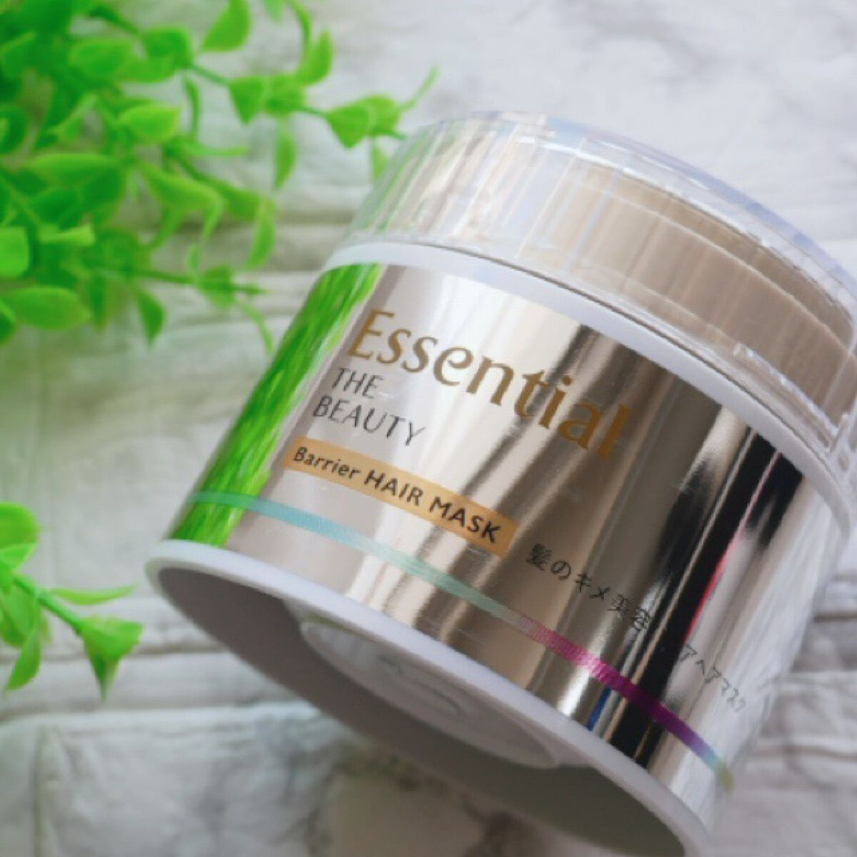 Essential THE BEAUTY 髪のキメ美容バリアヘアマスク/エッセンシャル/ヘアマスク・ヘアパックを使ったクチコミ(3枚目)
