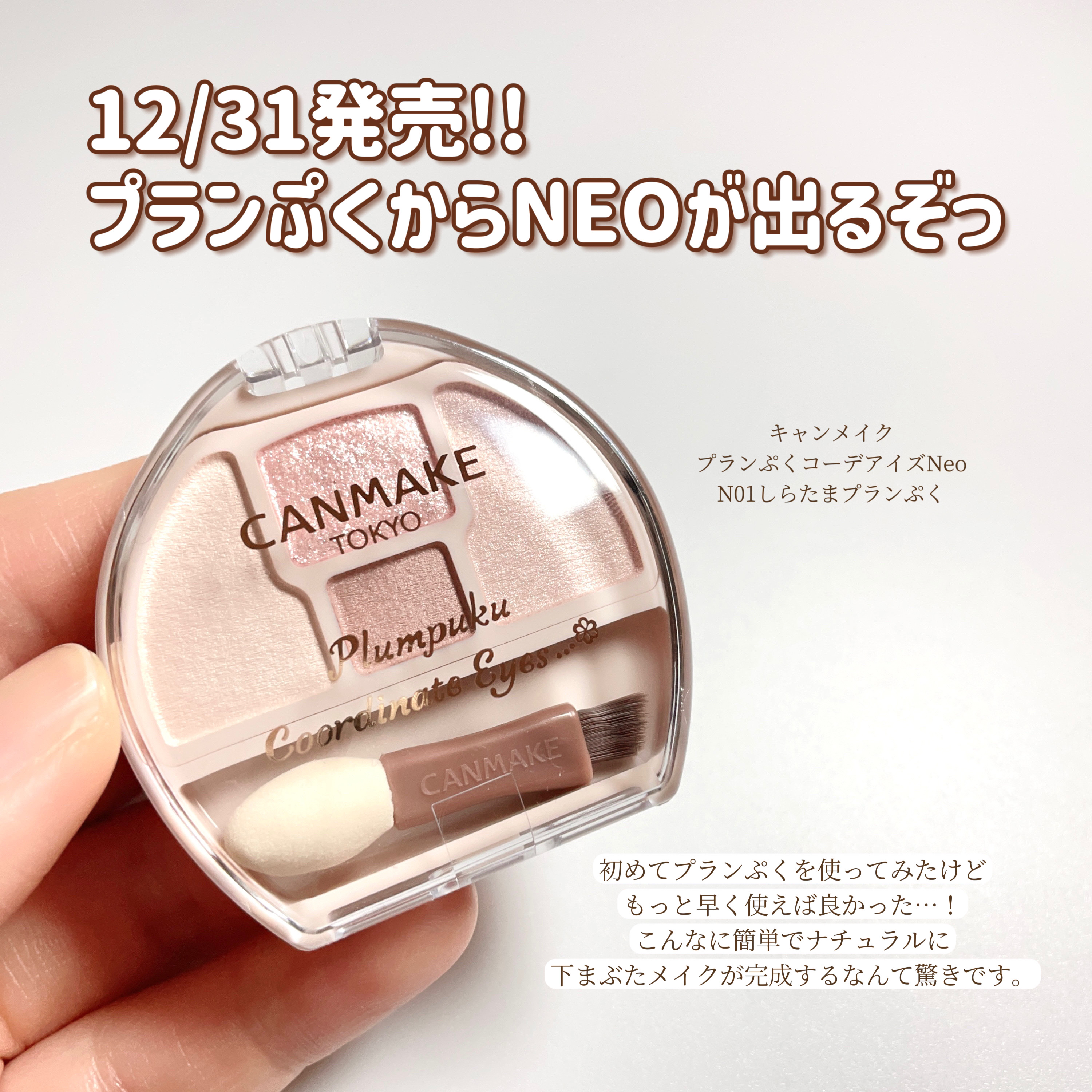 プランぷくコーデアイズNeo/キャンメイク/アイシャドウを使ったクチコミ（2枚目）