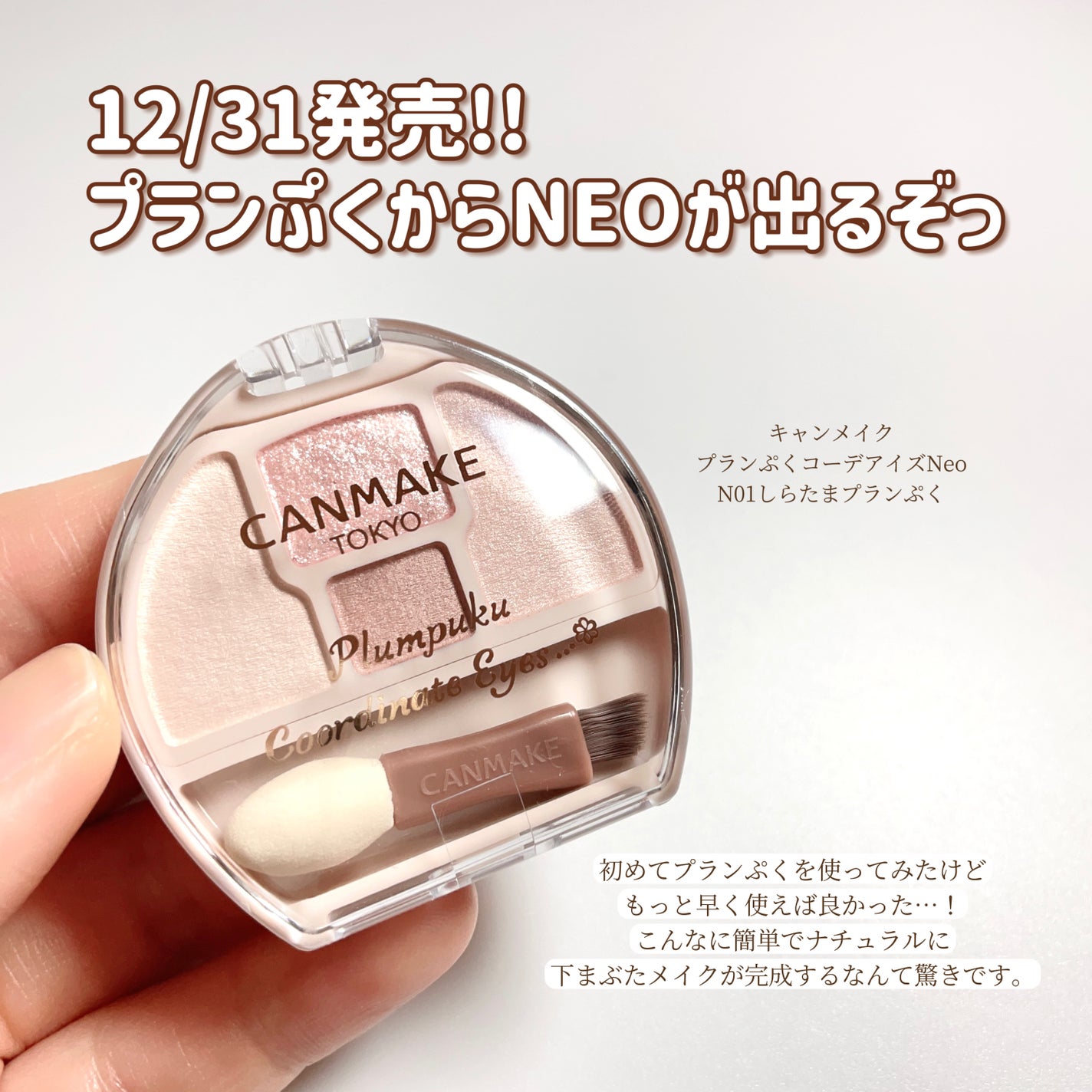 プランぷくコーデアイズNeo/キャンメイク/アイシャドウを使ったクチコミ(2枚目)