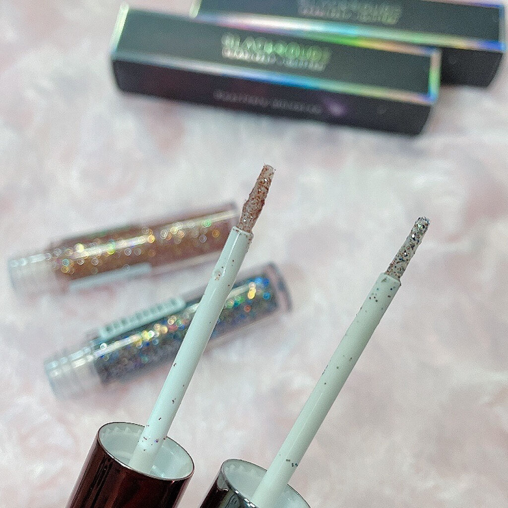 パールブリーアイグリッター/BLACK ROUGE/グリッターを使ったクチコミ（3枚目）