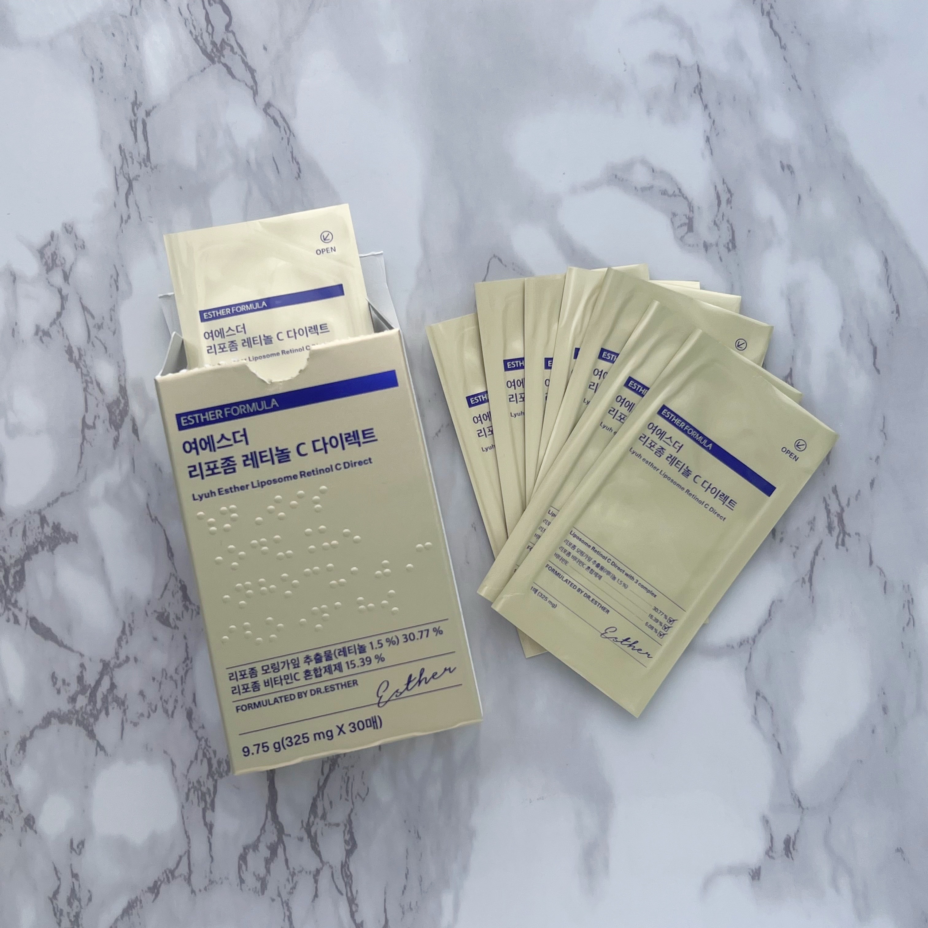 ヨエスターリポソームレチノールCダイレクトフィルム/ESTHER FORMULA/美容サプリメントを使ったクチコミ（3枚目）