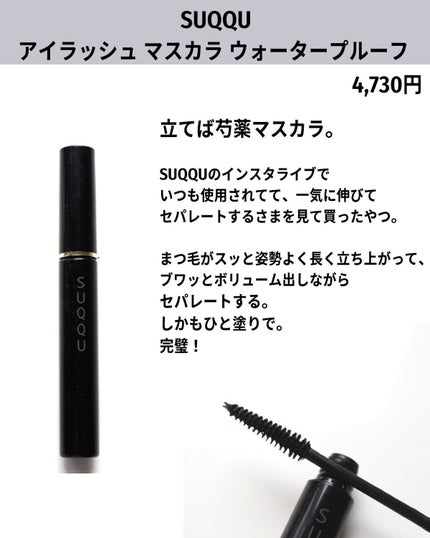 アイラッシュ マスカラ ウォータープルーフ/SUQQU/マスカラを使ったクチコミ(5枚目)