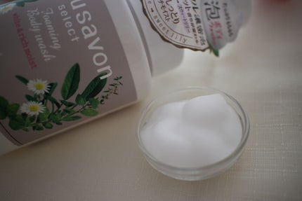 ホワイト ボディウォッシュ リッチモイスト/natu savon select/ボディソープを使ったクチコミ(3枚目)