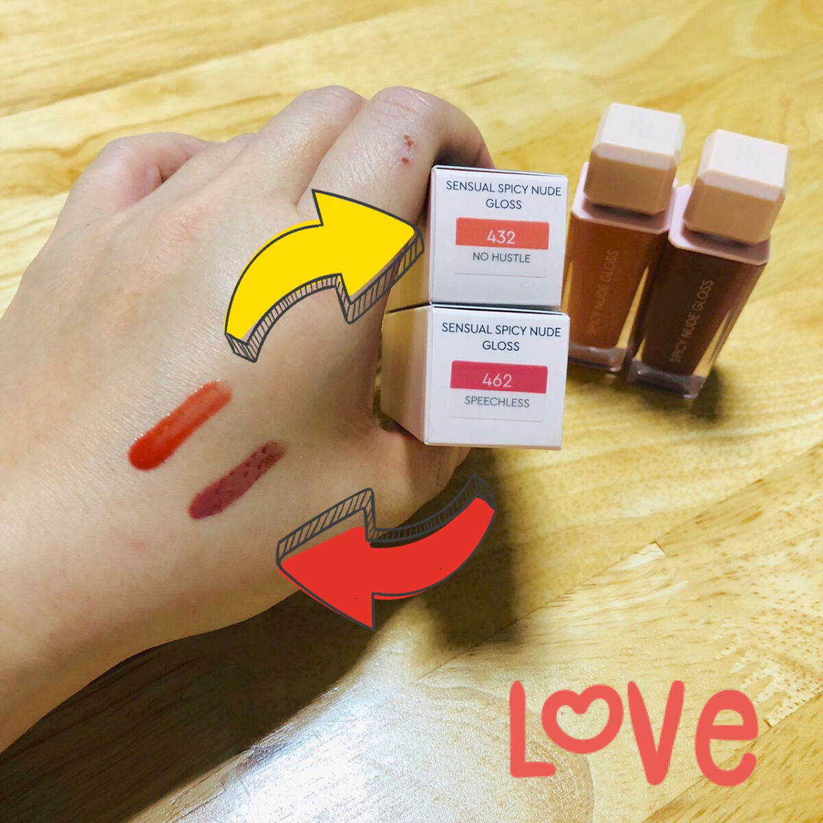 センシュアルスパイシーヌードグロス/HERA/リップグロスを使ったクチコミ（3枚目）