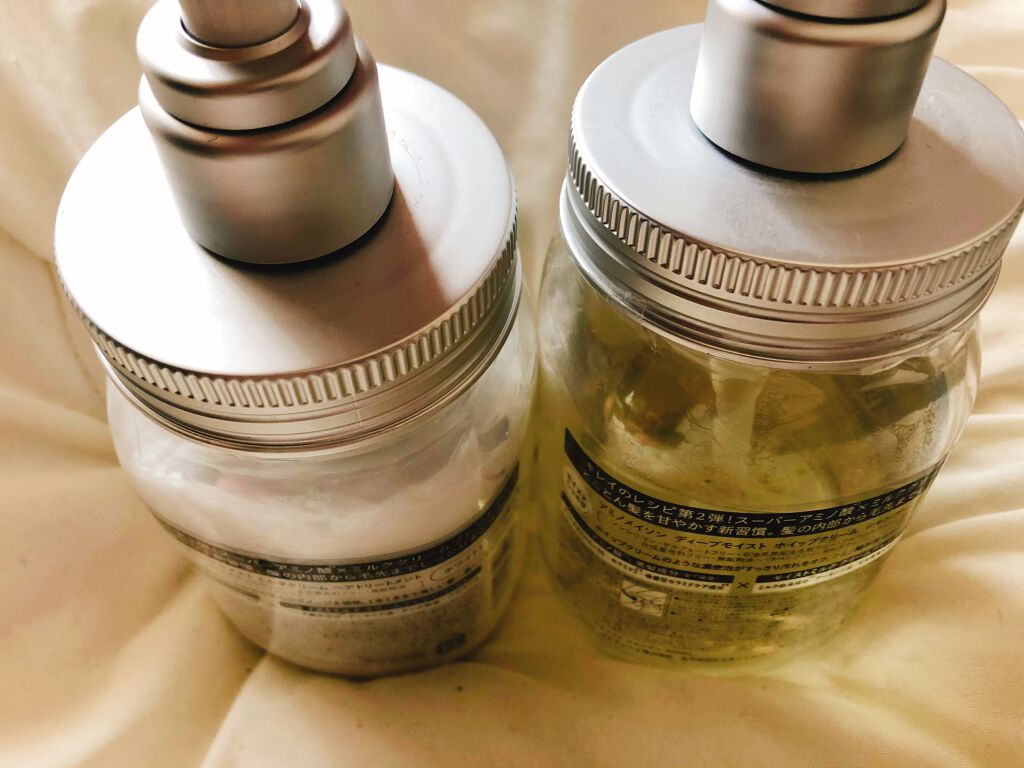 アミノメイソン ディープモイスト ホイップクリーム シャンプー/ミルククリーム ヘアトリートメント/アミノメイソン/市販シャンプーを使ったクチコミ（2枚目）